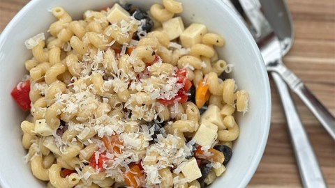 sachin and babi light blue dress The Ultimate Pasta Salad - Secret Revealed